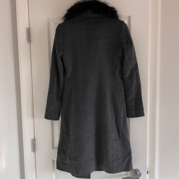 Renato Balestra Real Fur Trimmed Wool Jacket - Picture 6 of 9